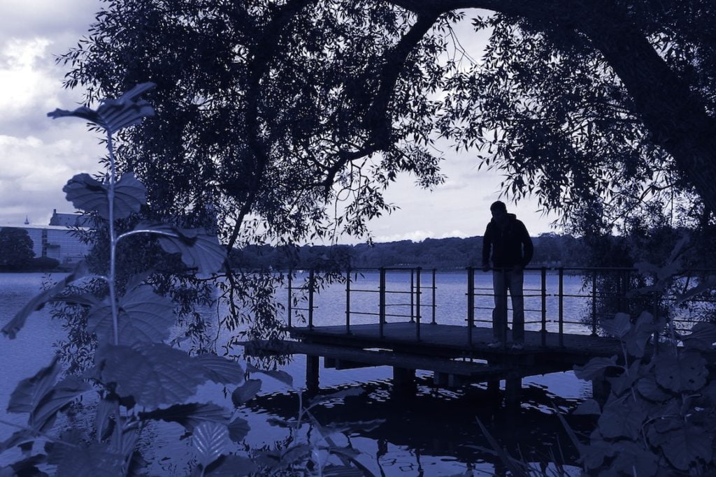 Selvmordstanker. Modelfoto. Prøv ViTales Terapi, Hillerød